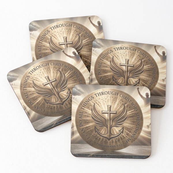 Item preview, I Can Do All Things Through Christ Emblem designed and sold by MastersDesignNk.