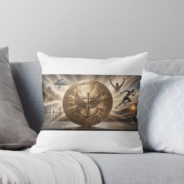 Item preview, I Can Do All Things Through Christ Emblem designed and sold by Faithwave Hope & Haven.