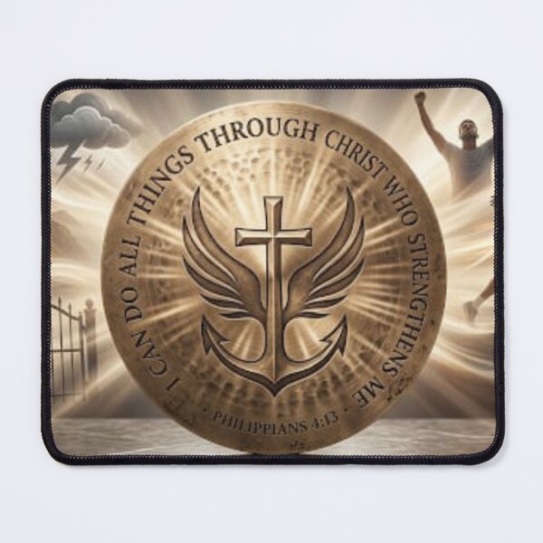 Item preview, I Can Do All Things Through Christ Emblem designed and sold by MastersDesignNk.