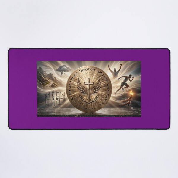 Item preview, I Can Do All Things Through Christ Emblem designed and sold by MastersDesignNk.