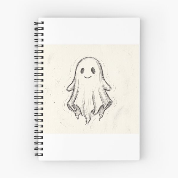 Item preview, Cute Ghost Pencil Sketch designed and sold by ghost-14.