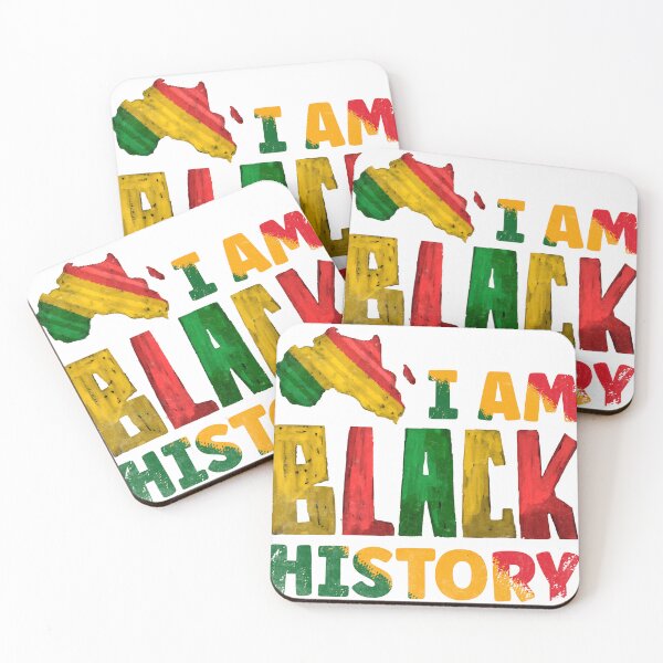 Item preview, I Am Black History | African Heritage Pride Typography designed and sold by mdnrsakib.