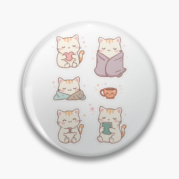 Item preview, Kawaii Self-Care Cat  designed and sold by HappyDoodle11.