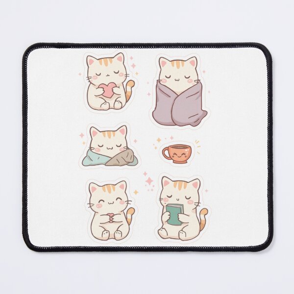 Item preview, Kawaii Self-Care Cat designed and sold by HappyDoodle11.