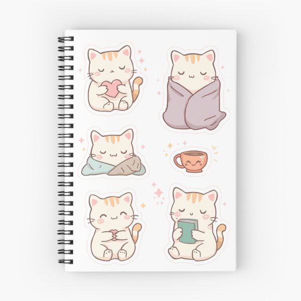 Item preview, Kawaii Self-Care Cat  designed and sold by HappyDoodle11.