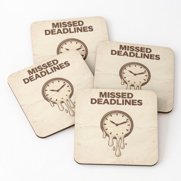 Item preview, Institute of Missed Deadlines Retro Poster designed and sold by PictorialWhimsy.