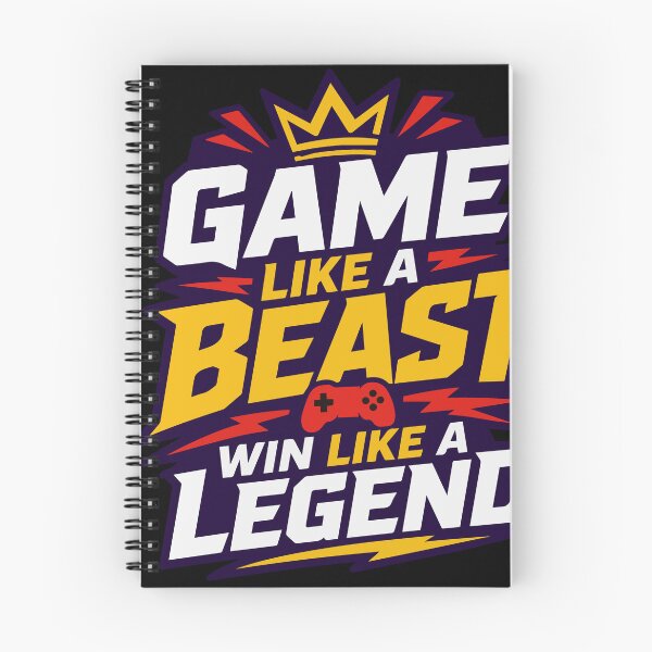 Item preview, Game Like a Beast Win Like a Legend Gaming Motivation Quote for Pro Gamers, Esports Players, Streamers, and Video Game Champions designed and sold by Huddy-clothes.