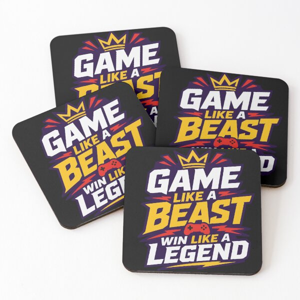 Item preview, Game Like a Beast Win Like a Legend Gaming Motivation Quote for Pro Gamers, Esports Players, Streamers, and Video Game Champions designed and sold by Huddy-clothes.