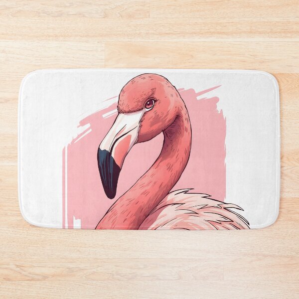 Item preview, Pink Flamingo Sticker | Elegant Tropical Bird Illustration | Flamingo Art designed and sold by dreamz-world.