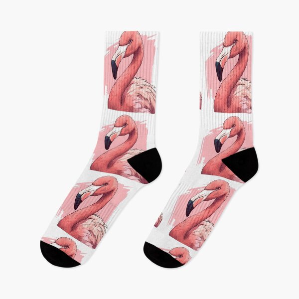 Item preview, Pink Flamingo Sticker | Elegant Tropical Bird Illustration | Flamingo Art designed and sold by dreamz-world.
