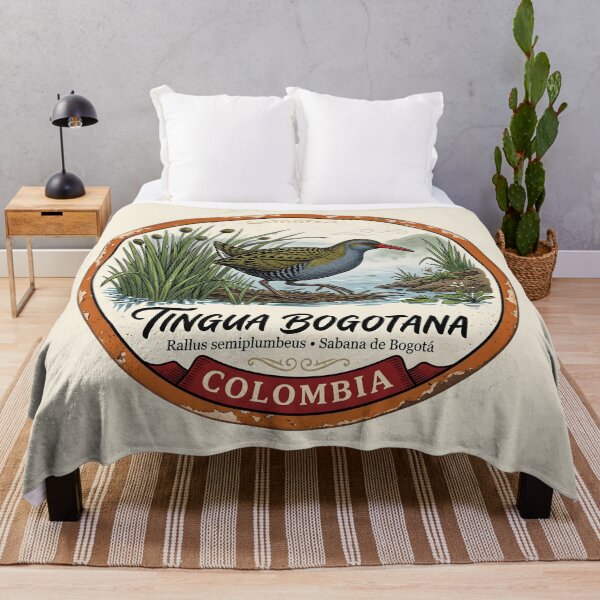 Item preview, Bogotá Rail Sticker — Vulnerable Colombian Wetland Bird Badge designed and sold by ColombianaShop.
