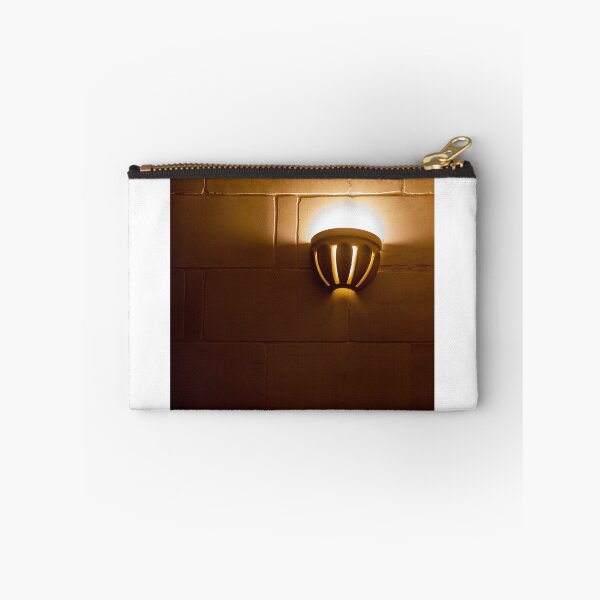 Item preview, Warm Wall Sconce Light Casting Golden Glow On Tiled Brick Interior Wall For Cozy Ambience designed and sold by Nmallia.