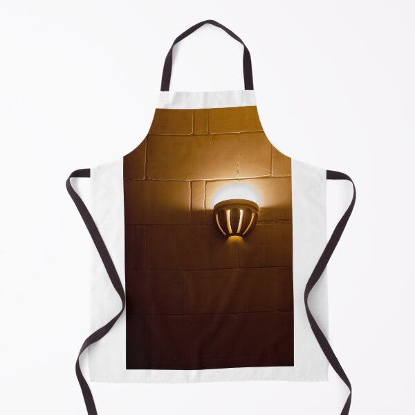Item preview, Warm Wall Sconce Light Casting Golden Glow On Tiled Brick Interior Wall For Cozy Ambience designed and sold by Nmallia.