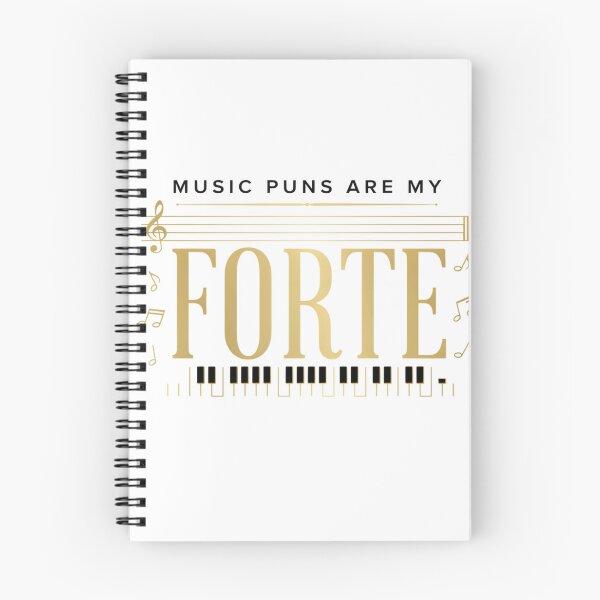 Item preview, Music Puns Are My Forte – Funny Musician Piano Pun Design designed and sold by Midnight Veil Designs.