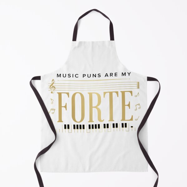 Item preview, Music Puns Are My Forte – Funny Musician Piano Pun Design designed and sold by Midnight Veil Designs.