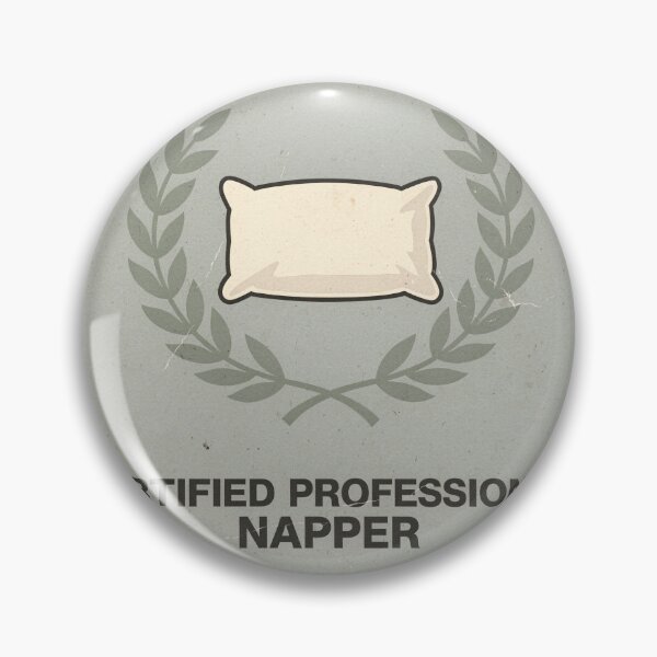 Item preview, Certified Professional Napper Retro Poster designed and sold by PictorialWhimsy.