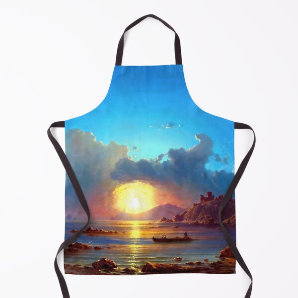Item preview, Sunset on a Bay with Castle Ruins designed and sold by Jon-Baran.