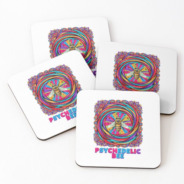 Item preview, Psychedelic Bee Abstract Mandala Insect Graphic designed and sold by ColeLaniTrading.