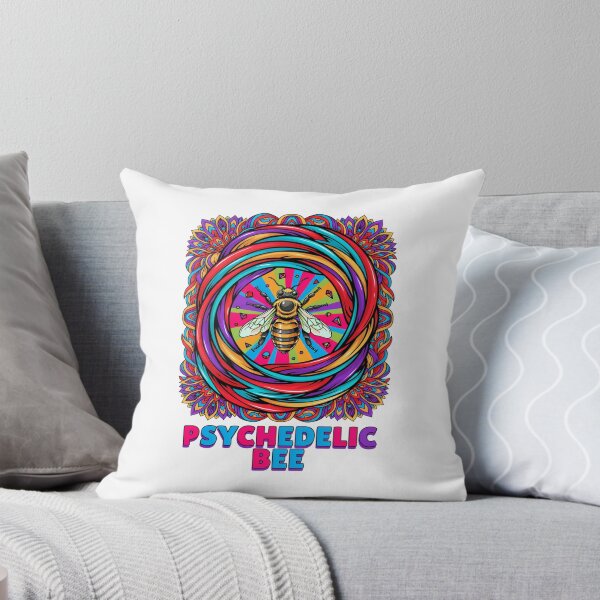 Item preview, Psychedelic Bee Abstract Mandala Insect Graphic designed and sold by ColeLaniTrading.