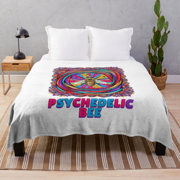Item preview, Psychedelic Bee Abstract Mandala Insect Graphic designed and sold by ColeLaniTrading.