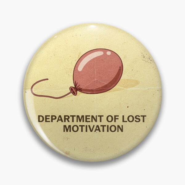 Item preview, Department of Lost Motivation Retro Poster designed and sold by PictorialWhimsy.