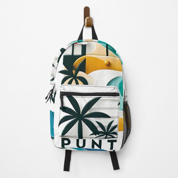 Item preview, Punta Cana Dominican Republic Travel Poster - Abstract Tropical Beach Art designed and sold by OzzFrequency.