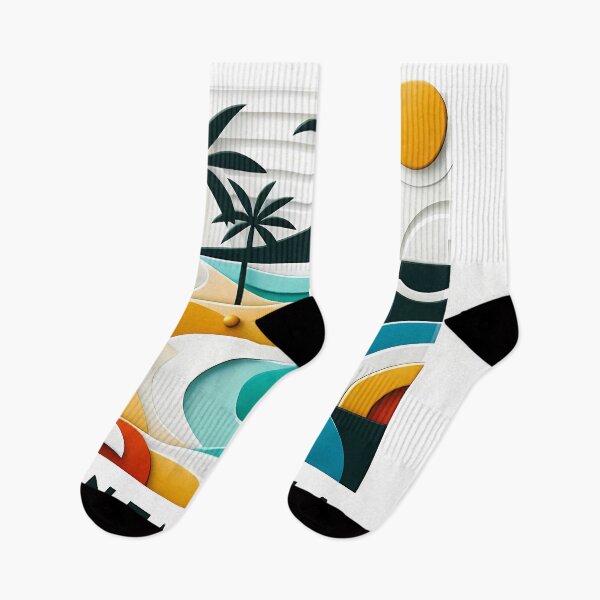 Item preview, Punta Cana Dominican Republic Travel Poster - Abstract Tropical Beach Art designed and sold by OzzFrequency.