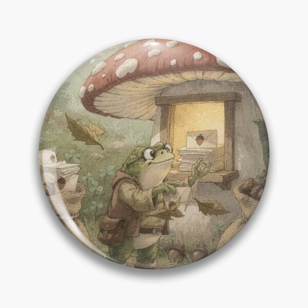 Item preview, Toad Postmaster of the Mushroom Post Office designed and sold by PictorialWhimsy.