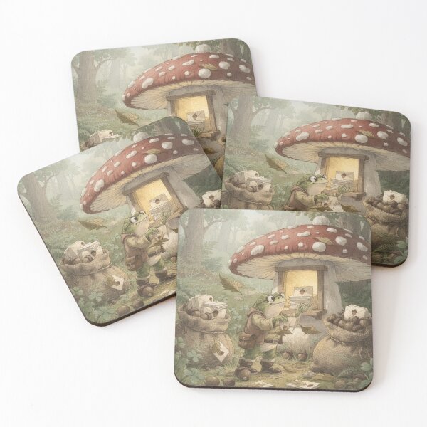 Item preview, Toad Postmaster of the Mushroom Post Office designed and sold by PictorialWhimsy.