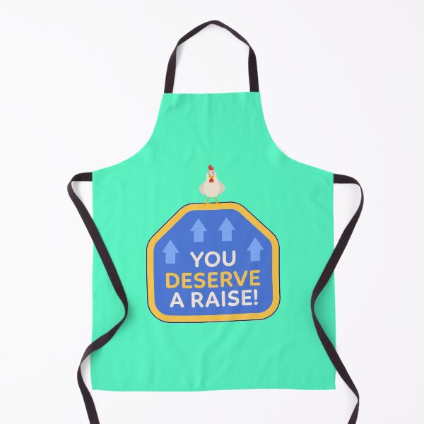 Item preview, You Deserve A Raise Funny Chicken Illustration designed and sold by NikBrin Prevail .