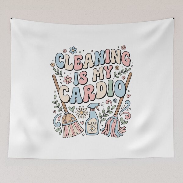 Item preview, Cleaning Is My Cardio designed and sold by Soren Graft.