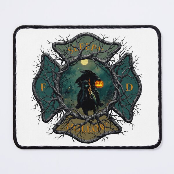 Item preview, Sleepy Hollow Fire Department Headless Horseman Halloween Pumpkin designed and sold by BerlinerKatzen.