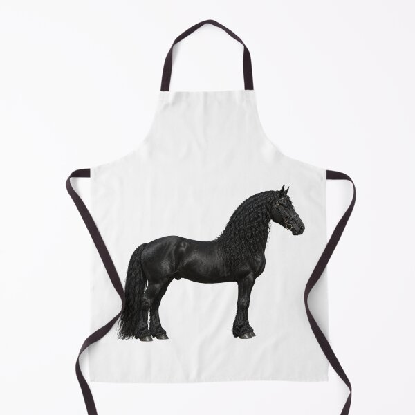 Item preview, Realistic Friesian Horse Profile – Elegant Black Stallion Art designed and sold by SmikiM.