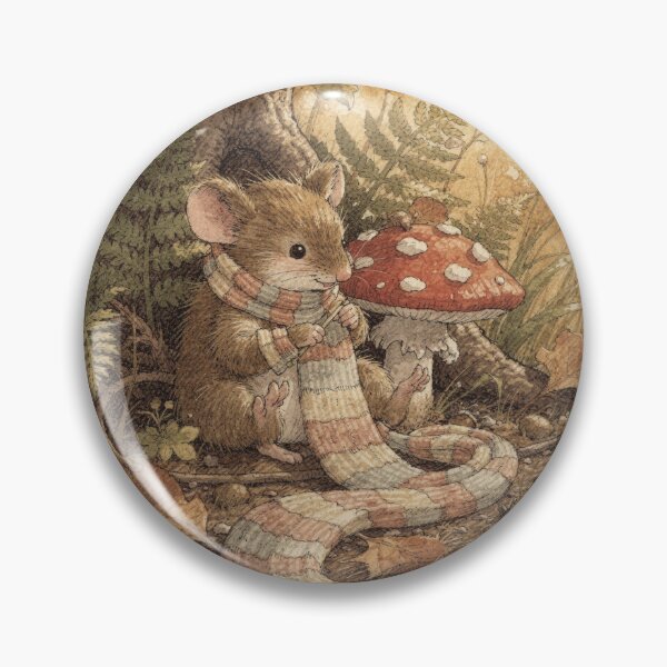 Item preview, Mouse Folk Knitting by the Toadstool designed and sold by PictorialWhimsy.