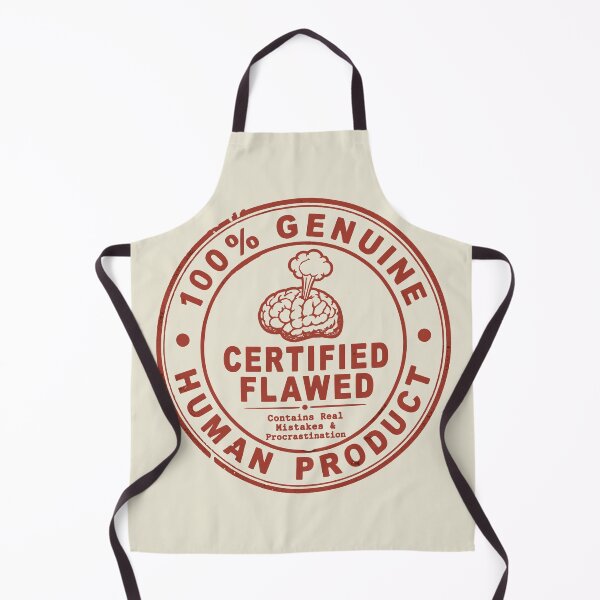 Item preview, 100% Genuine Human Product - Certified Flawed Funny Stamp designed and sold by Message from Earth.