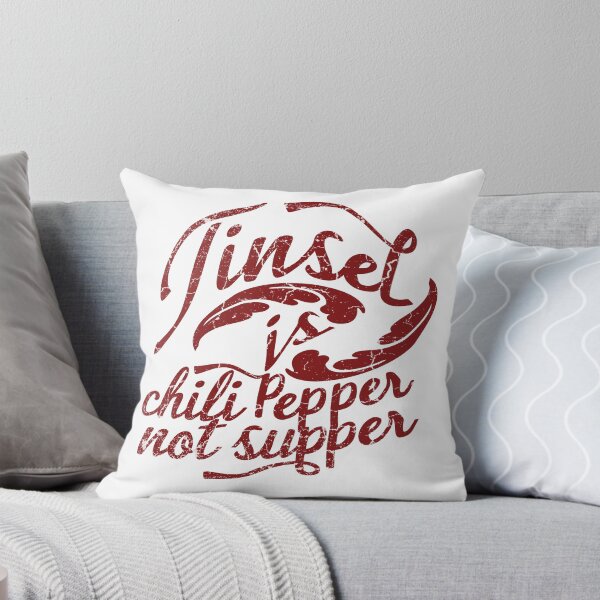 Item preview, .Fly tyers text illustration "Tinsel is chili pepper not supper" designed and sold by Art-Horizon.