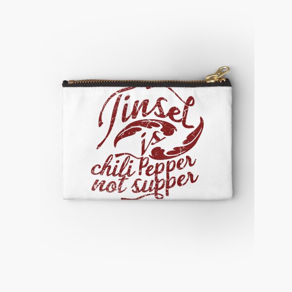 Item preview, .Fly tyers text illustration "Tinsel is chili pepper not supper" designed and sold by Art-Horizon.