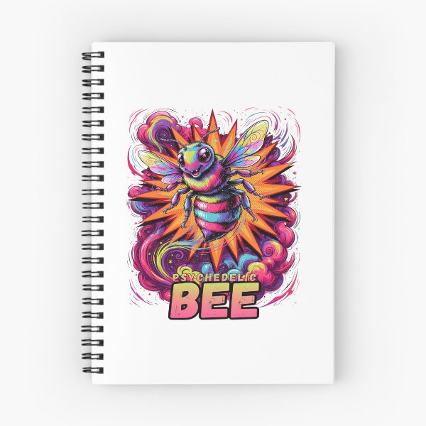 Artikelvorschau, Psychedelic Bee Colorful Surreal Insect Graphic entworfen und verkauft von ColeLaniTrading.