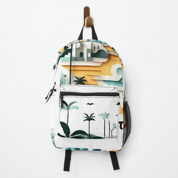 Item preview, Punta Cana Dominican Republic Travel Poster - Abstract Tropical Beach Art designed and sold by OzzFrequency.