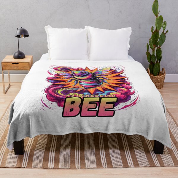 Item preview, Psychedelic Bee Colorful Surreal Insect Graphic designed and sold by ColeLaniTrading.