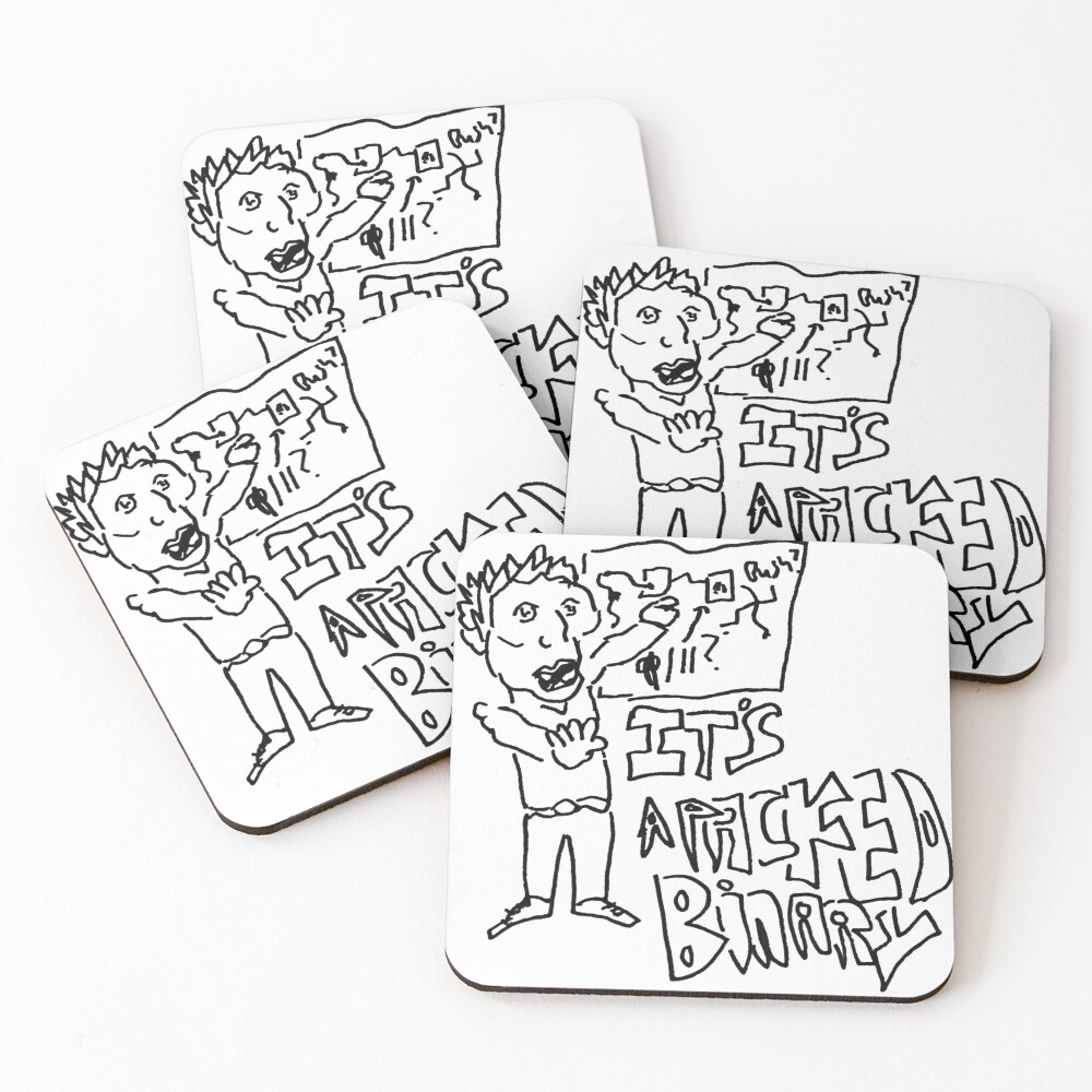 Item preview, Coasters (Set of 4) designed and sold by CyborgCowboy.