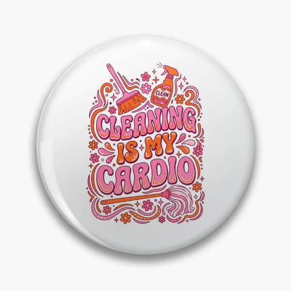 Item preview, Funny Cleaning Is My Cardio designed and sold by Soren Graft.