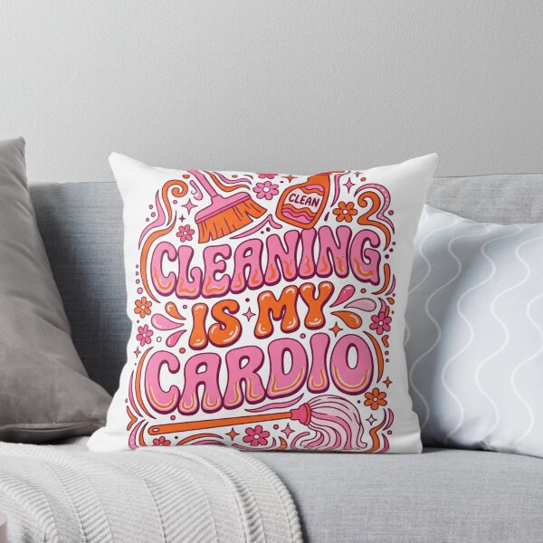Item preview, Funny Cleaning Is My Cardio designed and sold by Soren Graft.