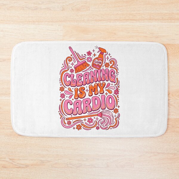 Item preview, Funny Cleaning Is My Cardio designed and sold by Soren Graft.
