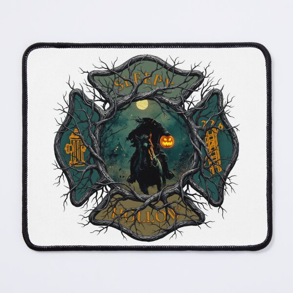 Item preview, Sleepy Hollow Fire Department Headless Horseman Halloween Pumpkin designed and sold by BerlinerKatzen.
