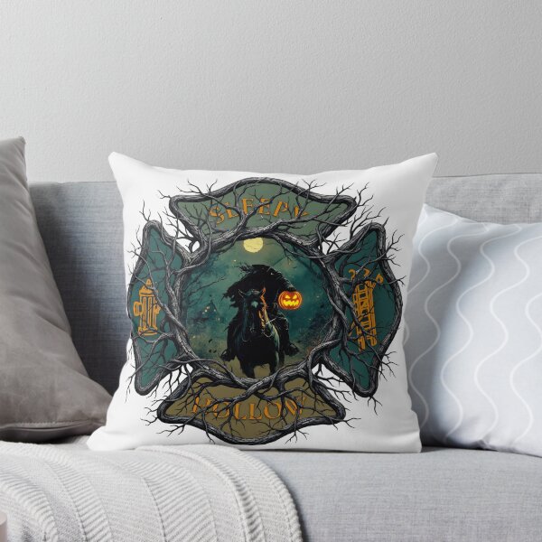 Item preview, Sleepy Hollow Fire Department Headless Horseman Halloween Pumpkin designed and sold by BerlinerKatzen.