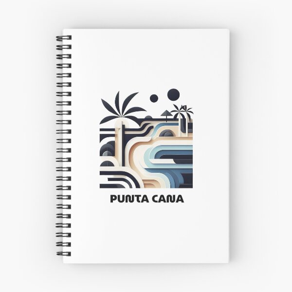 Item preview, Punta Cana Dominican Republic Travel Poster - Abstract Tropical Beach Art designed and sold by OzzFrequency.