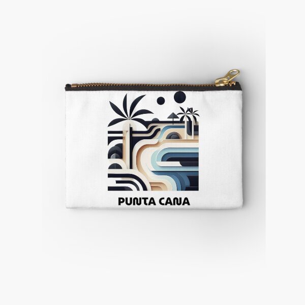 Item preview, Punta Cana Dominican Republic Travel Poster - Abstract Tropical Beach Art designed and sold by OzzFrequency.