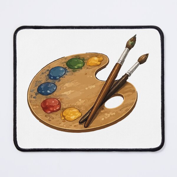Item preview, Artist Paint Palette and Brushes designed and sold by RidaSalArt.