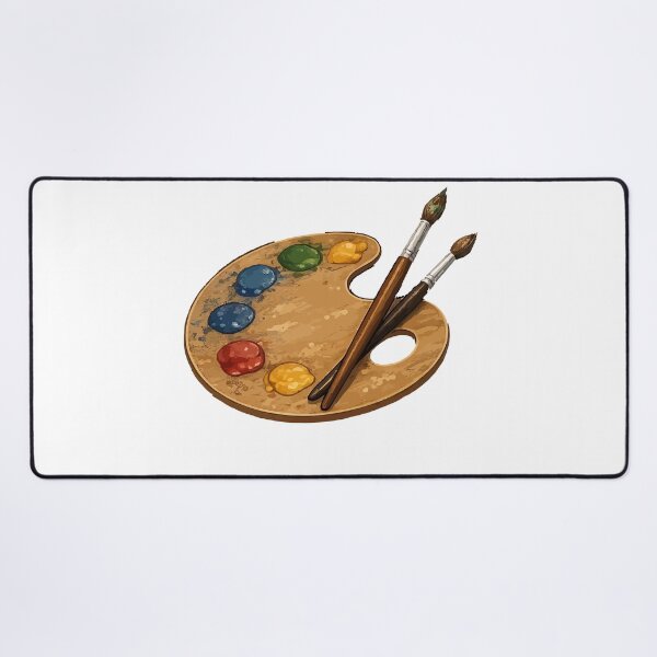 Item preview, Artist Paint Palette and Brushes designed and sold by RidaSalArt.